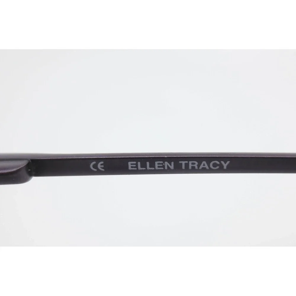 Ellen Tracy ET 289 GRP Purple Oval Metal Eyeglass Frames 48-18-140 Grape Tinted